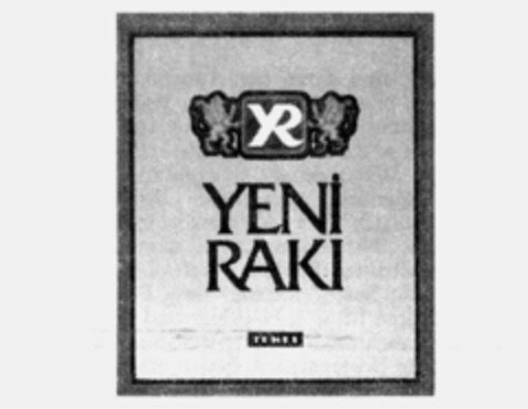 YR YENI RAKI Logo (IGE, 09/27/1991)