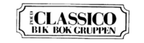 POCO CLASSICO BIK BOK GRUPPEN Logo (IGE, 19.05.1988)