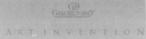 GF GREUBEL FORSEY ART OF INVENTION ((fig)) Logo (IGE, 12.02.2008)