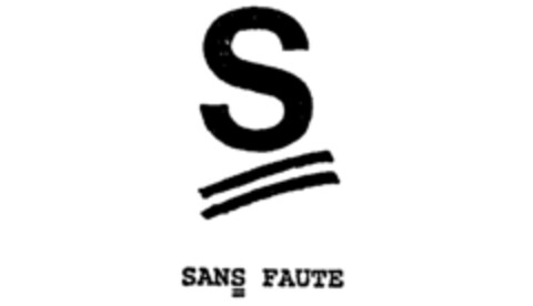 SANS FAUTE Logo (IGE, 10/09/1989)