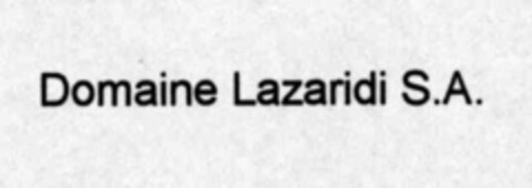 Domaine Lazaridi S.A Logo (IGE, 06/07/1999)