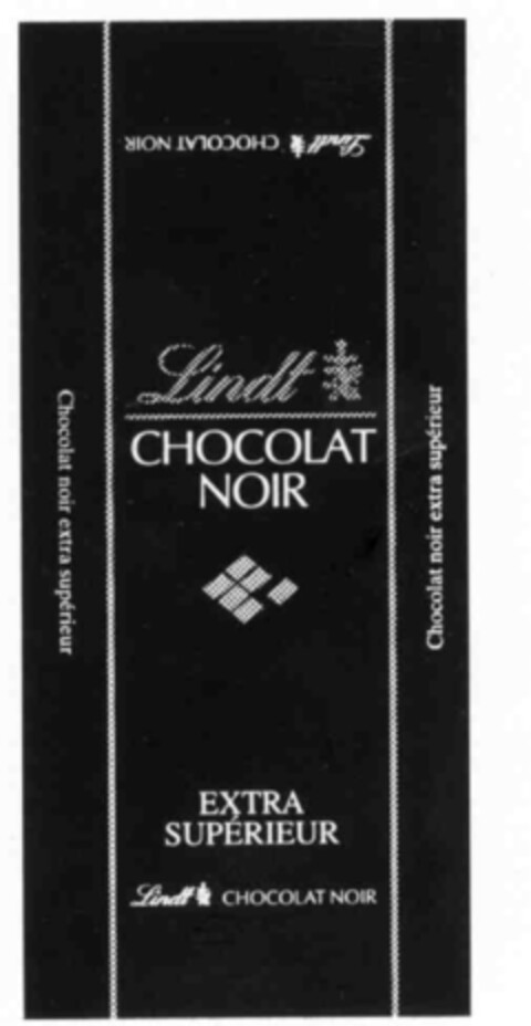 Lindt CHOCOLAT NOIR EXTRA SUPÉRIEUR Logo (IGE, 08/04/1999)