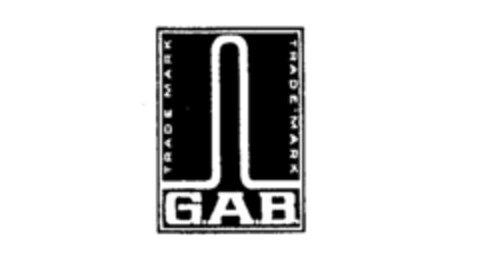 G.A.B. TRADE MARK Logo (IGE, 10/25/1989)