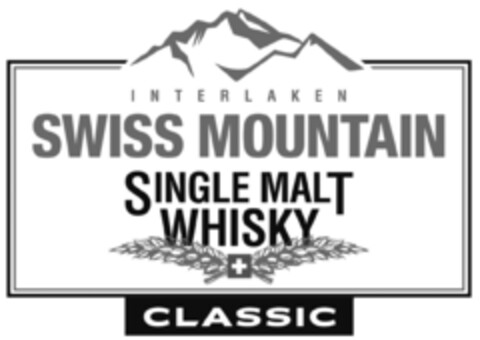 INTERLAKEN SWISS MOUNTAIN SINGLE MALT WHISKY CLASSIC Logo (IGE, 01.09.2015)