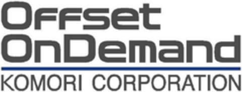 Offset OnDemand KOMORI CORPORATION Logo (IGE, 10/20/2011)