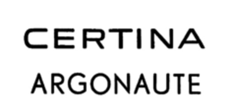 CERTINA ARGONAUTE Logo (IGE, 05.02.1979)