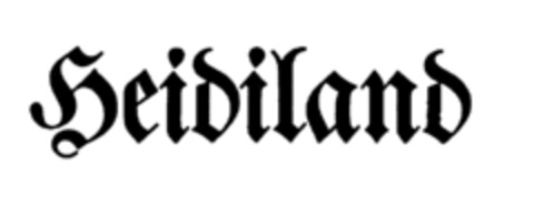 Heidiland Logo (IGE, 07/18/1979)