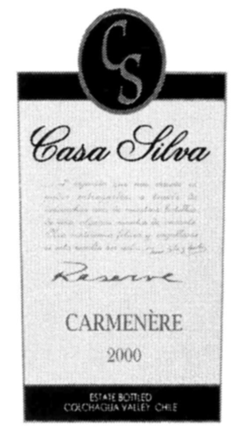 Casa Silva Reserve CARMENÈRE 2000 Logo (IGE, 25.11.2002)