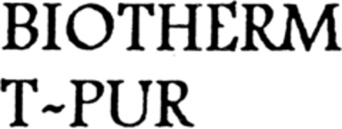 BIOTHERM T-PUR Logo (IGE, 05.02.1999)