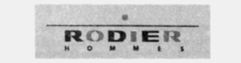 RODIER HOMMES Logo (IGE, 07.09.1990)