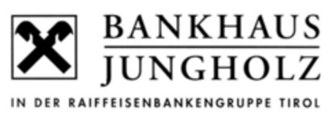 BANKHAUS JUNGHOLZ IN DER RAIFFEISENBANKENGRUPPE TIROL Logo (IGE, 04/21/2006)