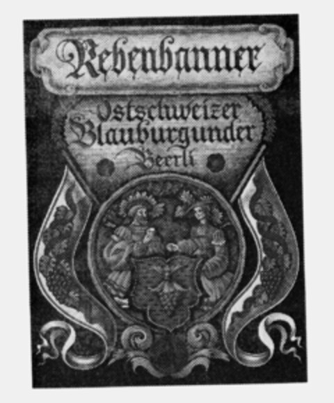 Rebenbanner Ostschweizer Blauburgunder Beerli Logo (IGE, 05.11.1982)