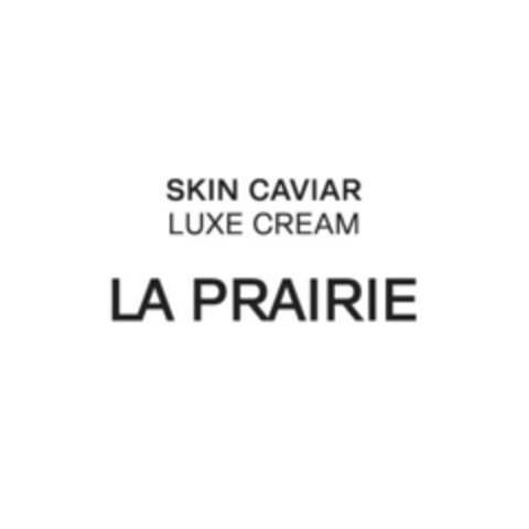 SKIN CAVIAR LUXE CREAM LA PRAIRIE Logo (IGE, 03.08.2023)