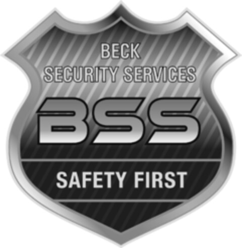 BECK SECURITY SERVICES BSS SAFETY FIRST Logo (IGE, 12/09/2019)