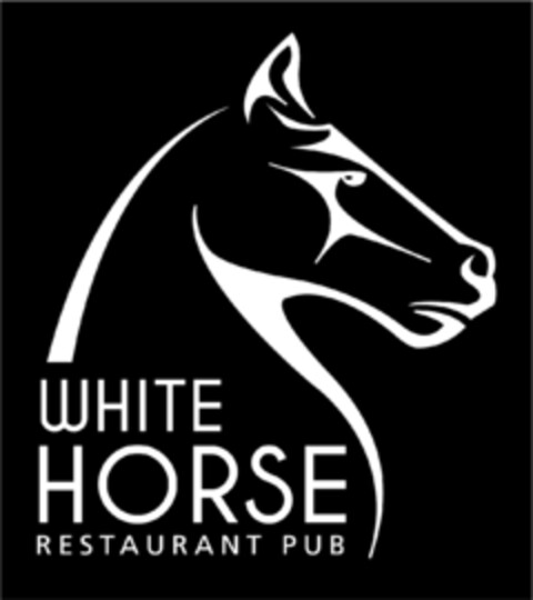 WHITE HORSE RESTAURANT PUB Logo (IGE, 20.03.2019)