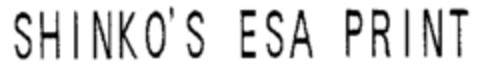 SHINKO'S ESA PRINT Logo (IGE, 24.07.1996)