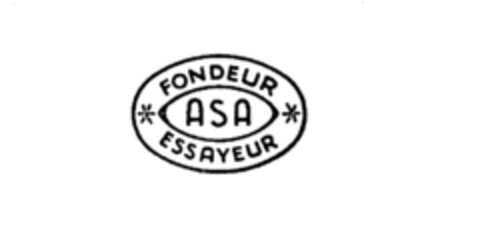 FONDEUR *ASA* ESSAYEUR Logo (IGE, 15.12.1977)