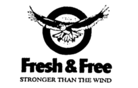 Fresh & Free STRONGER THAN THE WIND Logo (IGE, 28.11.1988)