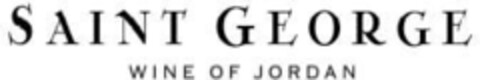SAINT GEORGE WINE OF JORDAN Logo (IGE, 16.08.2011)