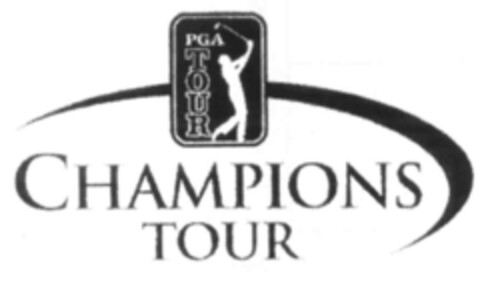 PGA TOUR CHAMPIONS TOUR Logo (IGE, 02/28/2003)