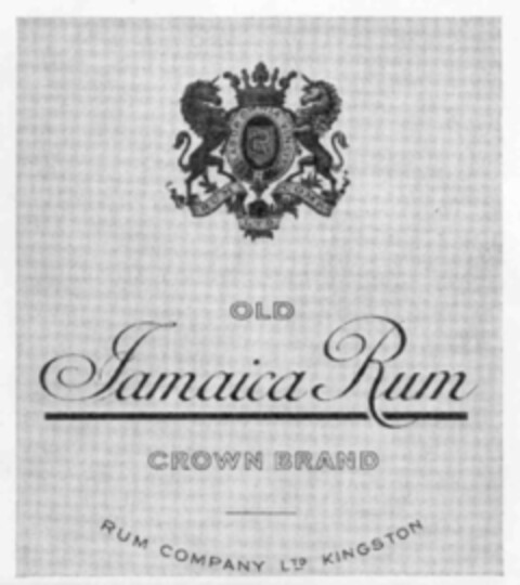 RC OLD Jamaica Rum CROWN BRAND RUM COMPANY LTD KINGSTON Logo (IGE, 12.06.1974)