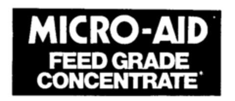 MICRO-AID FEED GRADE CONCENTRATE Logo (IGE, 11.05.1995)