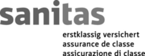 sanitas erstklassig versichert assurance de classe assicurazione di classe Logo (IGE, 03/13/2008)