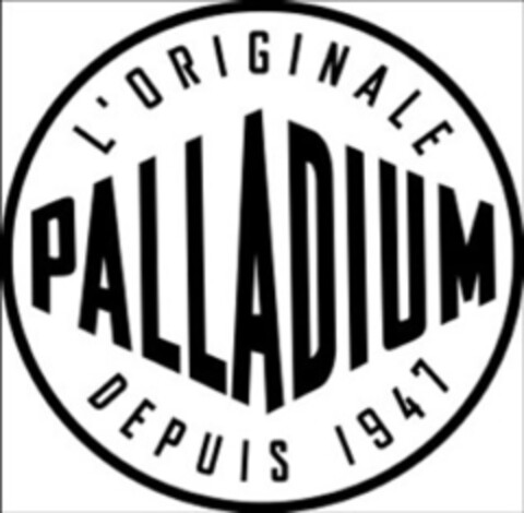 L'ORIGINALE PALLADIUM DEPUIS 1947 Logo (IGE, 02/12/2020)