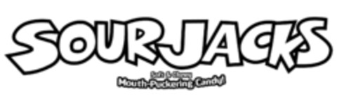 SOUR JACKS Soft & Chewy Mouth-Puckering Candy! Logo (IGE, 06/22/2017)