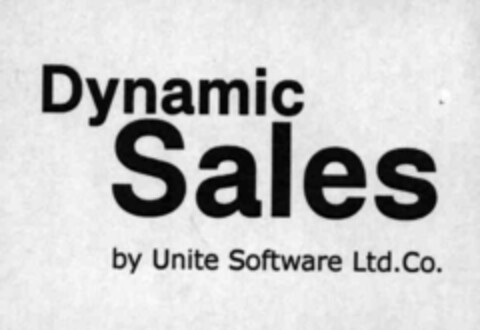 Dynamic Sales by Unite Software Ltd. Co. Logo (IGE, 03.07.1998)