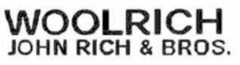 WOOLRICH JOHN RICH & BROS. Logo (IGE, 23.07.2003)