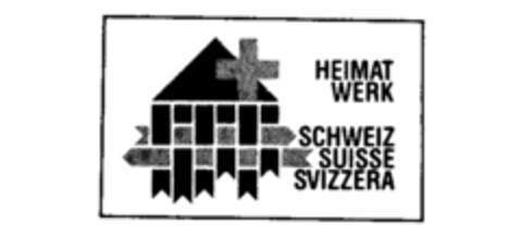 HEIMATWERK SCHWEIZ SUISSE SVIZZERA Logo (IGE, 18.07.1991)