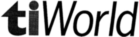tiWorld Logo (IGE, 03.09.1998)