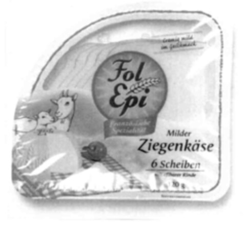 Fol Epi Französische Spezialität Milder Ziegenkäse 6 Scheiben Logo (IGE, 18.12.2002)