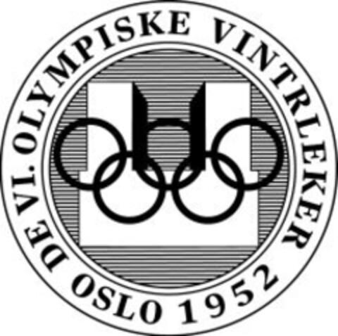 DE VI. OLYMPISKE VINTRLEKER OSLO 1952 Logo (IGE, 31.07.2012)