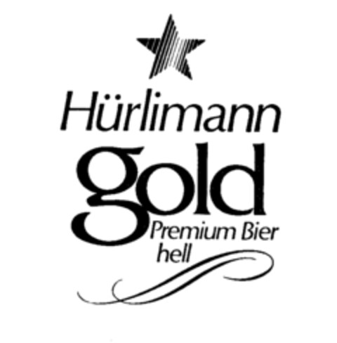 Hürlimann gold Premium Bier hell Logo (IGE, 17.12.1985)