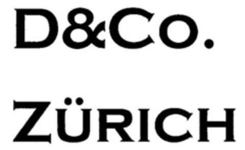 D&CO. ZÜRICH Logo (IGE, 04.08.2011)