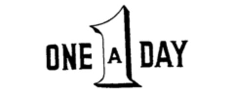 ONE 1 A DAY Logo (IGE, 27.01.1992)