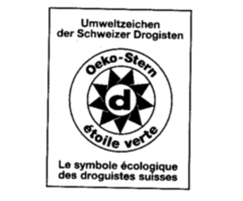 Oeko-Stern d étoile verte Logo (IGE, 10.02.1992)