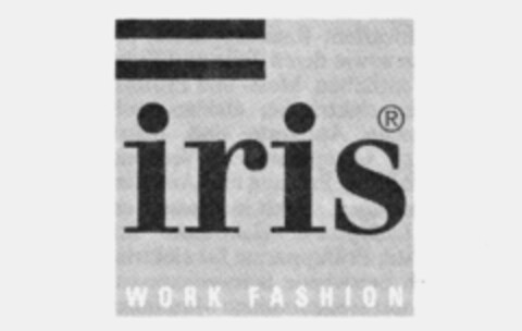 iris WORK FASHION Logo (IGE, 09/15/1993)