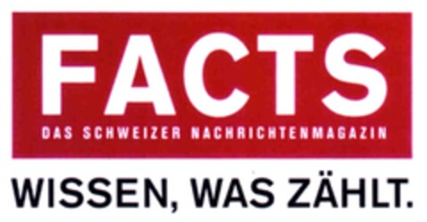 FACTS DAS SCHWEIZER NACHRICHTENMAGAZIN WISSEN, WAS ZÄHLT. Logo (IGE, 09.08.2004)