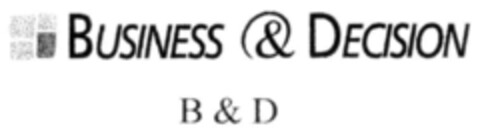 BUSINESS & DECISION B & D Logo (IGE, 22.02.2001)