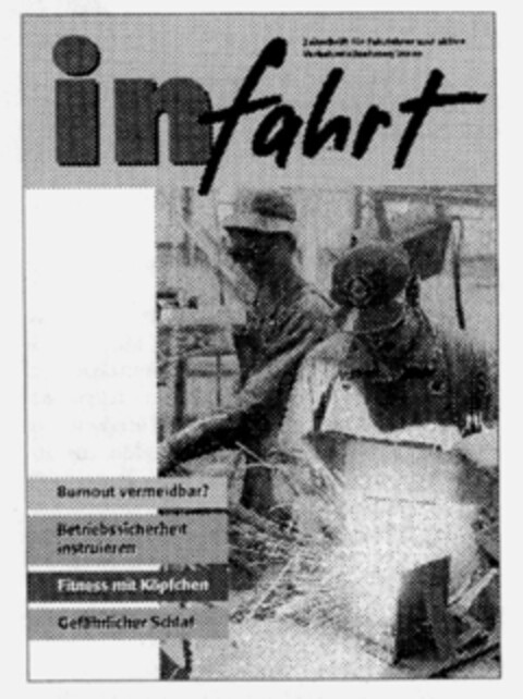 infahrt Zeitschrift für Fahrlehrer und aktive Verkehrsteilnehmer/innen Logo (IGE, 10.07.1996)