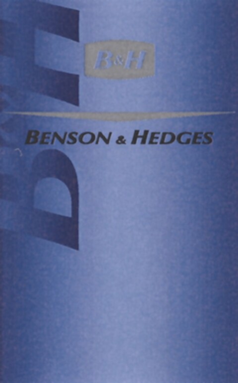 B & H BENSON & HEDGES Logo (IGE, 04.09.2009)