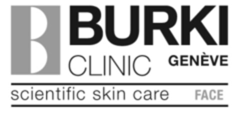 B BURKI CLINIC GENÈVE scientific skin care FACE Logo (IGE, 05/11/2010)