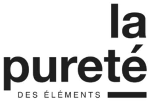 la pureté DES ÉLÉMENTS Logo (IGE, 05/14/2019)