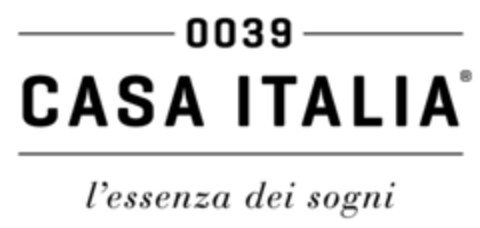 0039 CASA ITALIA l'essenza dei sogni Logo (IGE, 28.01.2019)