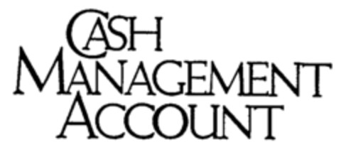CASH MANAGEMENT ACCOUNT Logo (IGE, 09.02.1995)