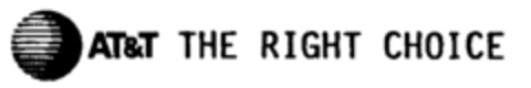 AT&T THE RIGHT CHOICE Logo (IGE, 20.04.1989)