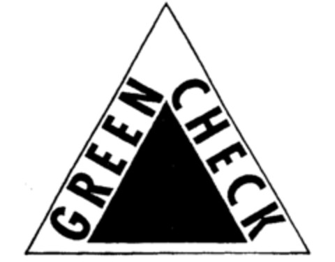 GREEN CHECK Logo (IGE, 16.04.1992)